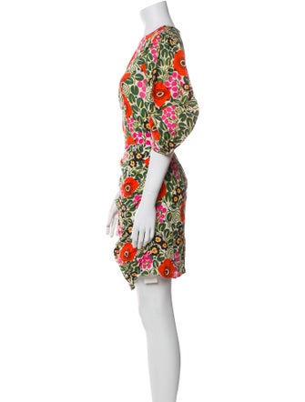 RHODE Floral Print Crew Neck Tunic