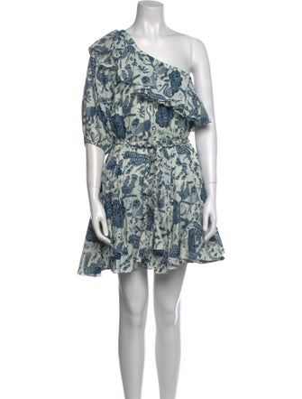 RHODE Floral Print Knee-Length Dress