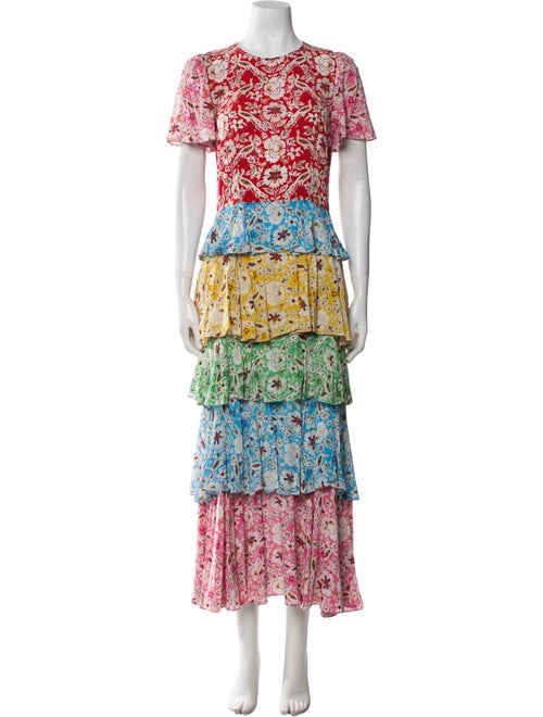 RHODE Paisley Print Long Dress