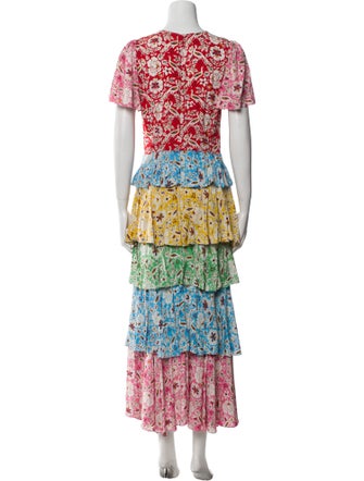 RHODE Paisley Print Long Dress