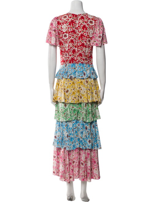 RHODE Paisley Print Long Dress