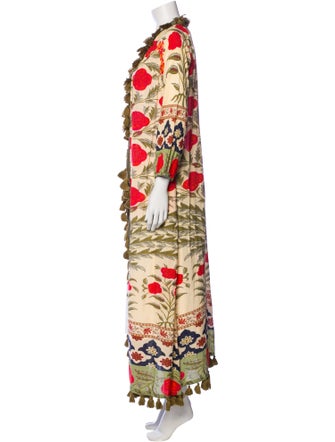 RHODE Printed Bow Accents Robe