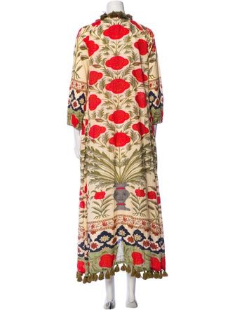 RHODE Printed Bow Accents Robe