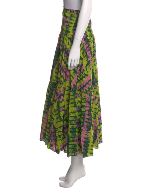 RHODE Printed Midi Length Skirt