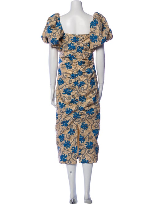 RHODE Printed Long Dress