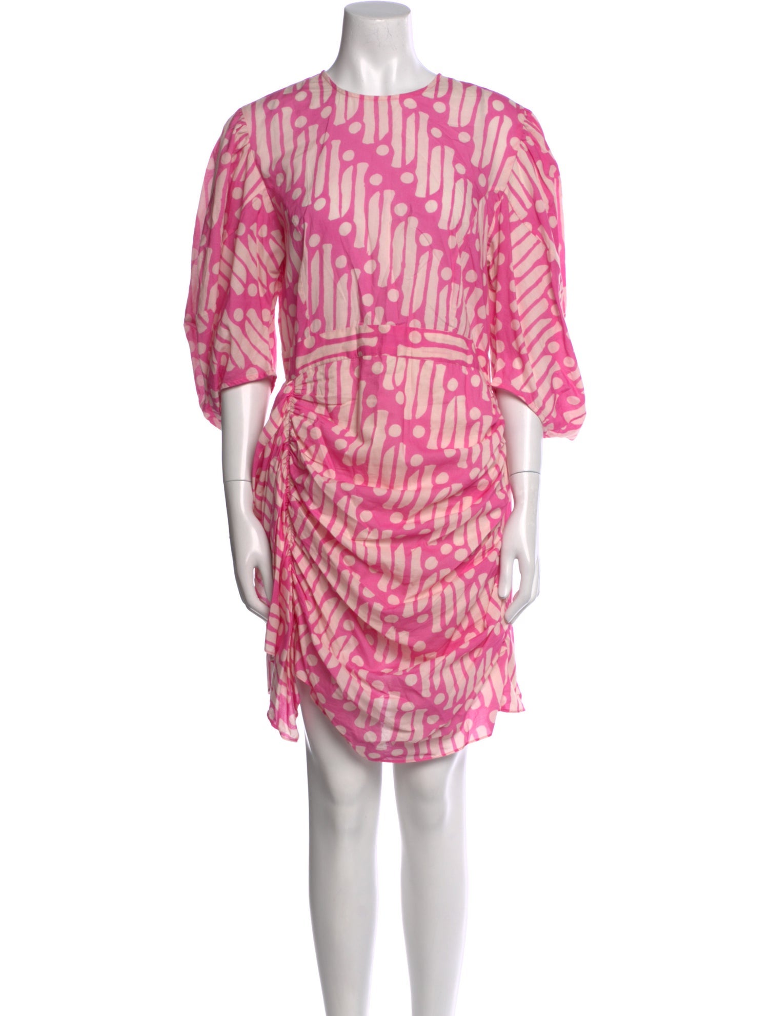 RHODE Printed Knee-Length Dress