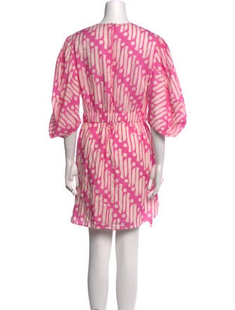 RHODE Printed Knee-Length Dress