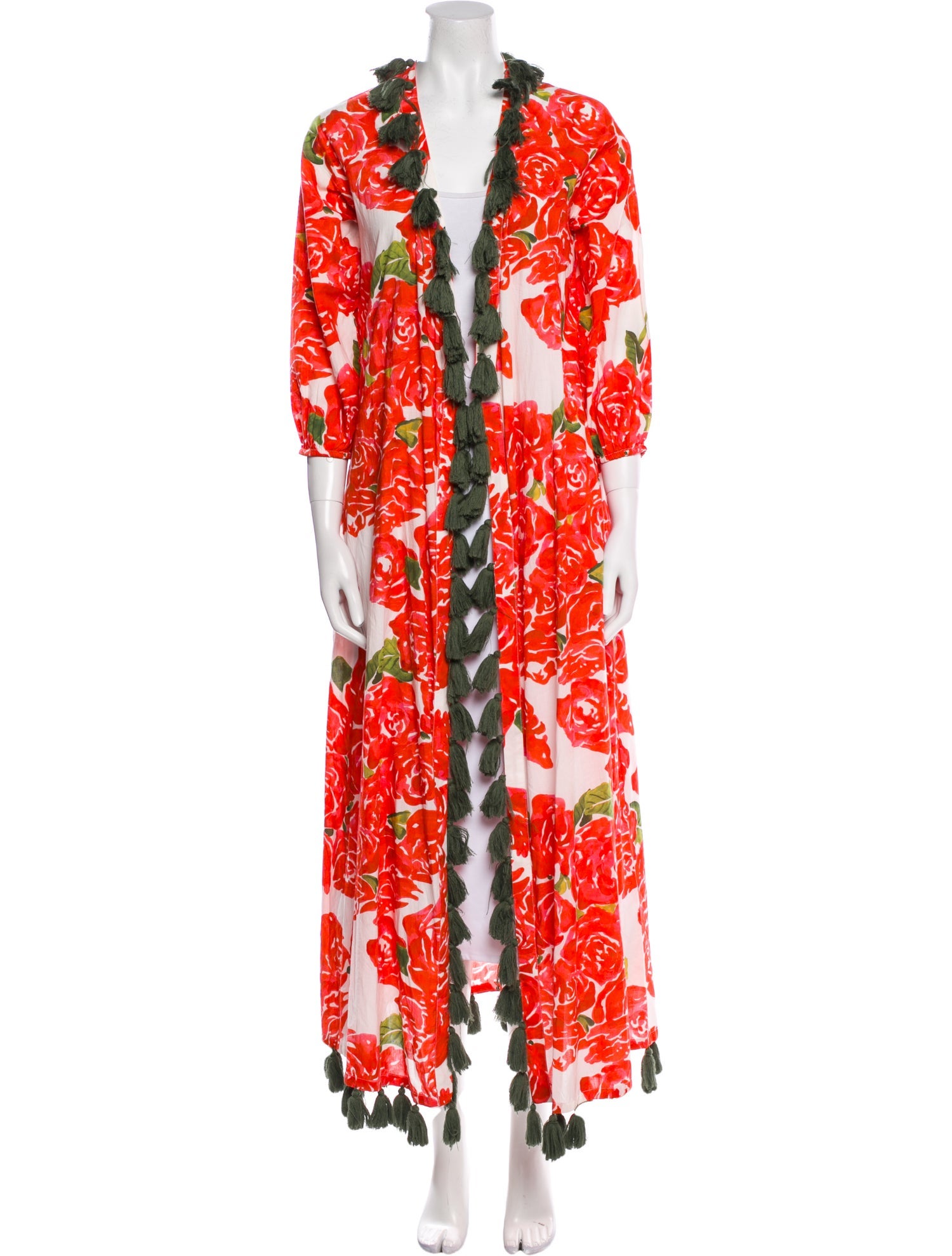 RHODE Printed Faux Fur Coat