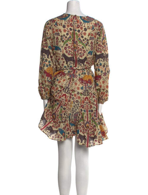 RHODE Floral Print Knee-Length Dress