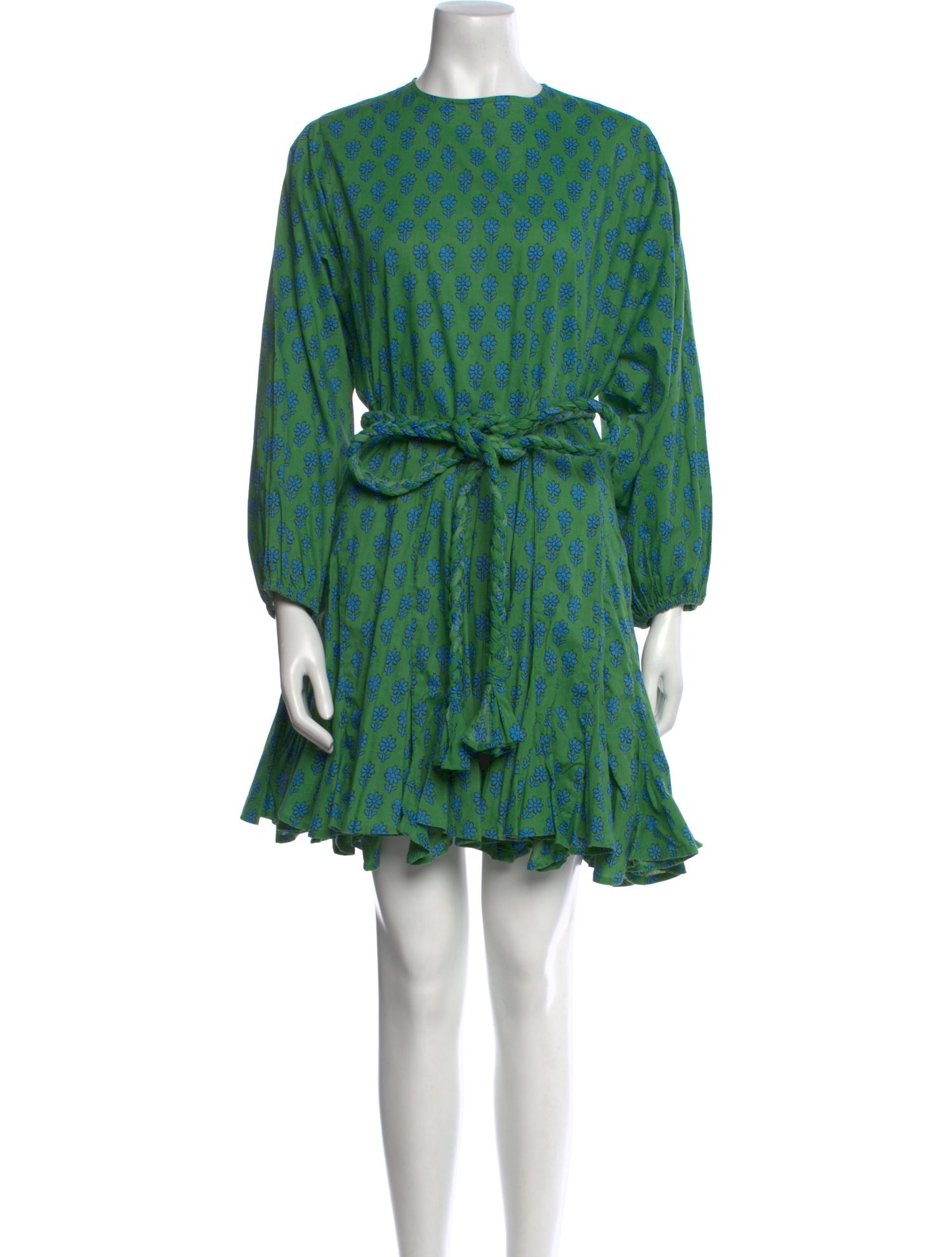 RHODE Floral Print Mini Dress