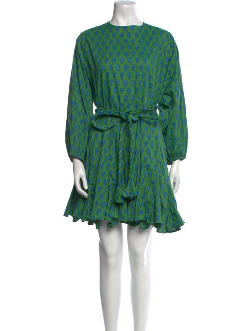 RHODE Floral Print Mini Dress