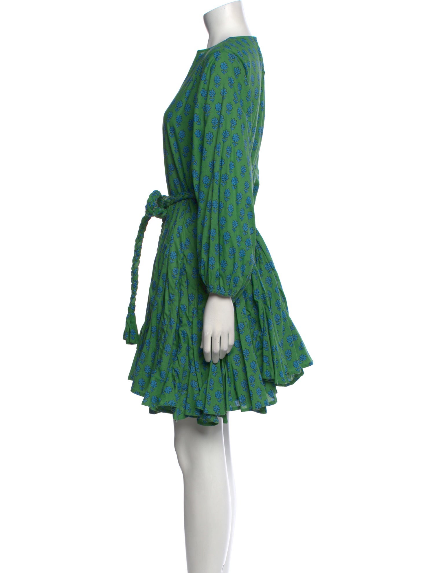 RHODE Floral Print Mini Dress