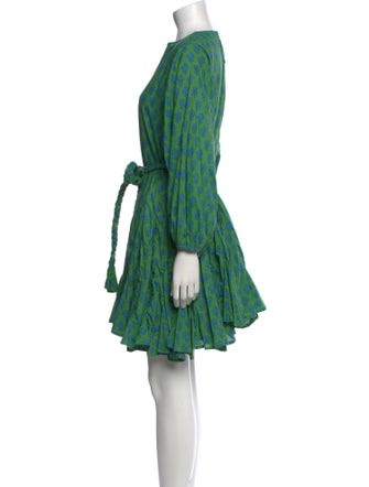 RHODE Floral Print Mini Dress