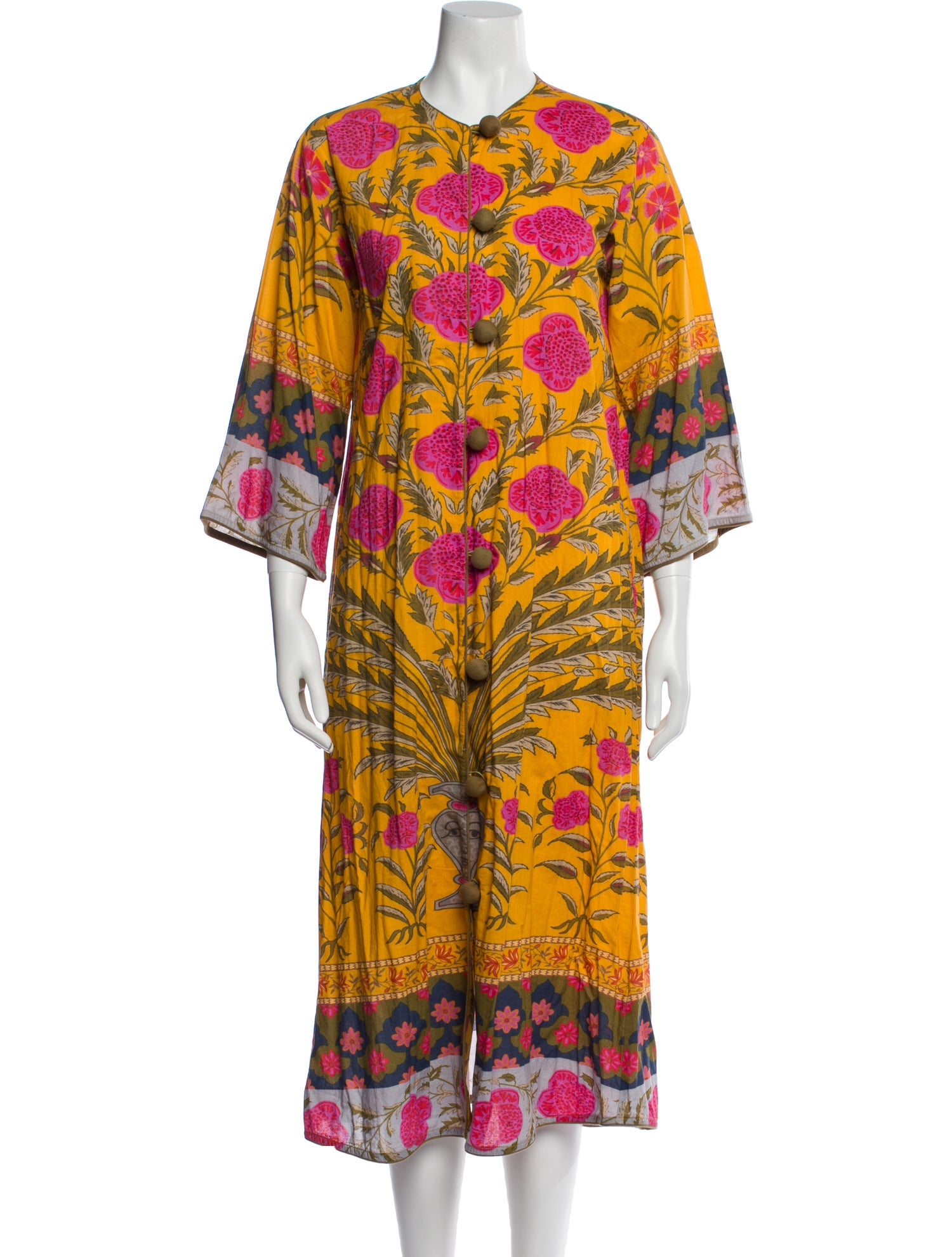 RHODE Printed Midi Length Dress