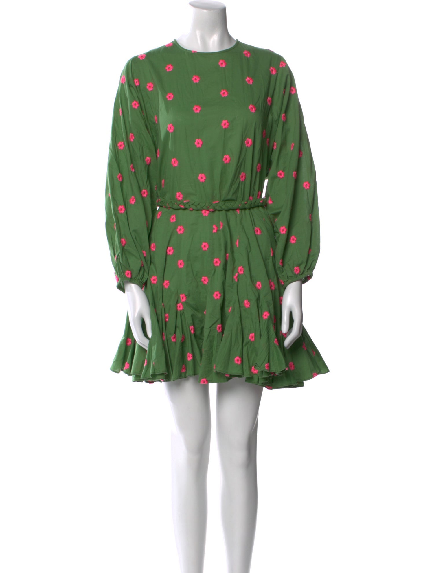 RHODE Floral Print Mini Dress