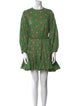 RHODE Floral Print Mini Dress