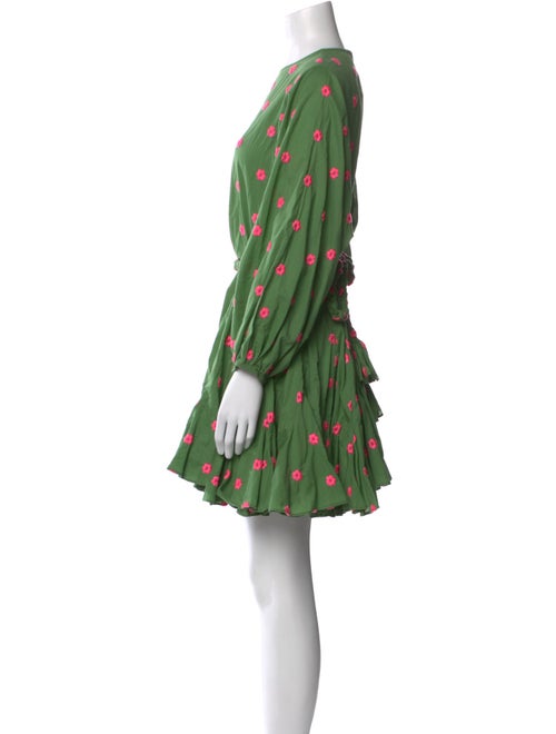 RHODE Floral Print Mini Dress