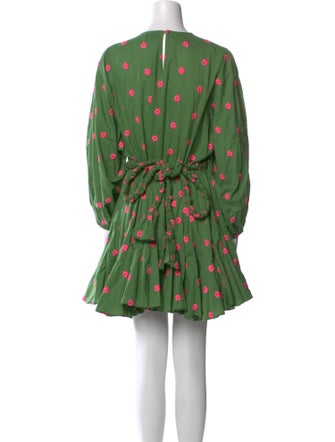 RHODE Floral Print Mini Dress