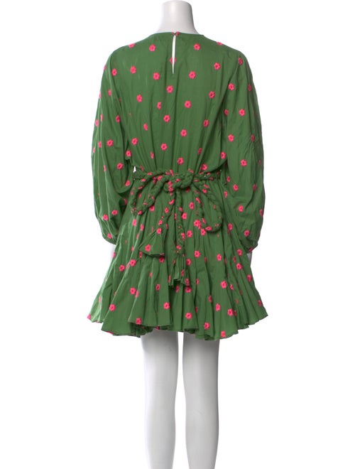 RHODE Floral Print Mini Dress