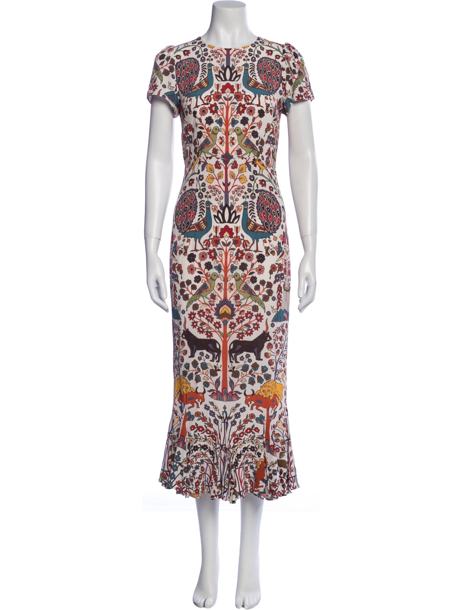 RHODE Printed Long Dress