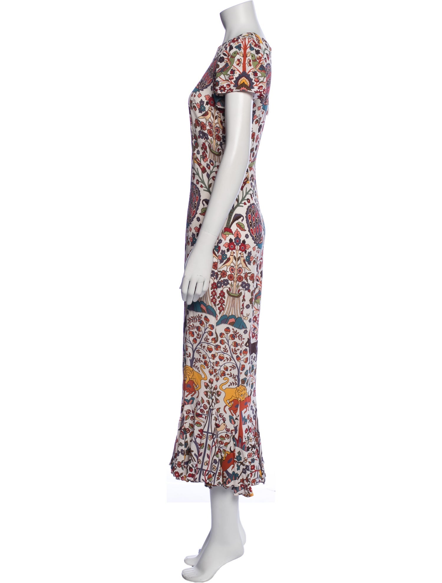 RHODE Printed Long Dress