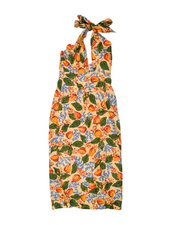 RHODE Linen Long Dress