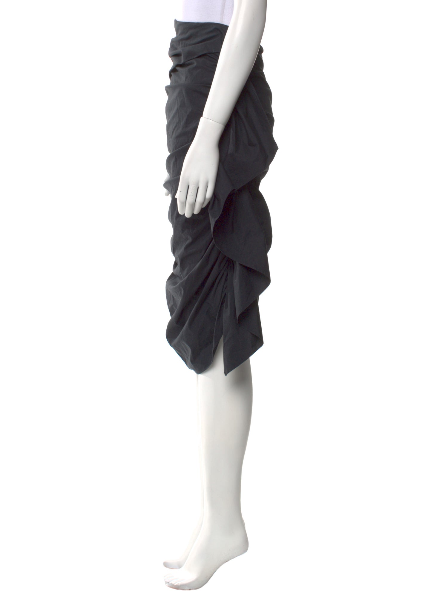 RHODE Ruffle Embellishment Midi Length Skirt