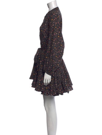 RHODE Floral Print Mini Dress
