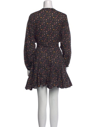 RHODE Floral Print Mini Dress