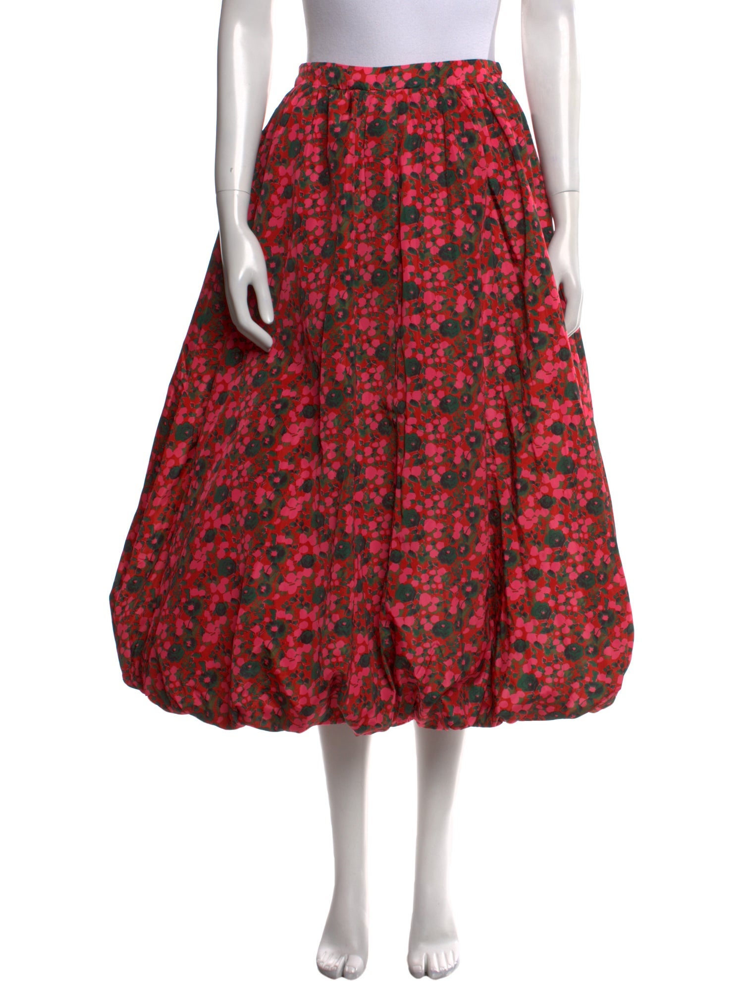 RHODE Floral Print Midi Length Skirt w/ Tags