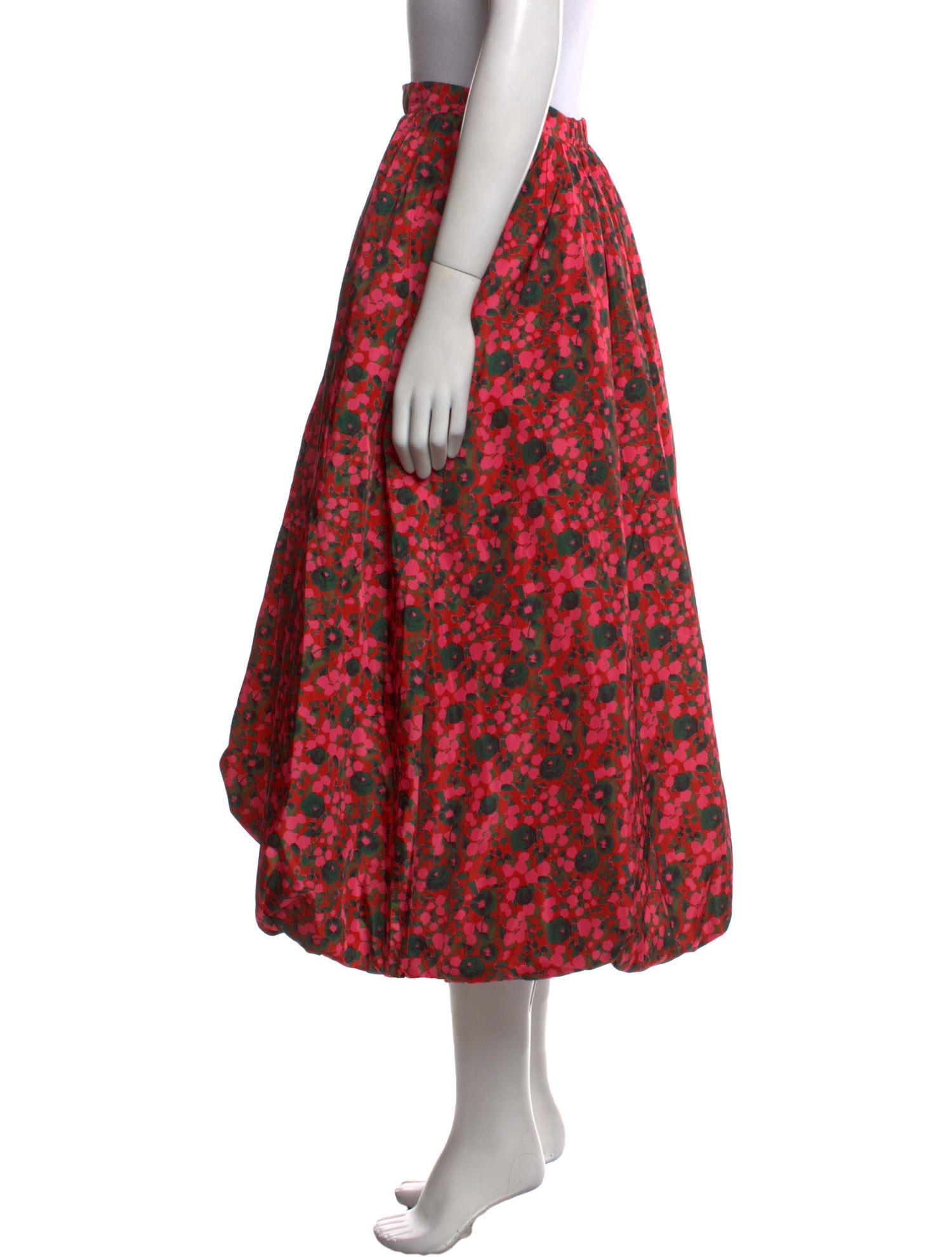 RHODE Floral Print Midi Length Skirt w/ Tags