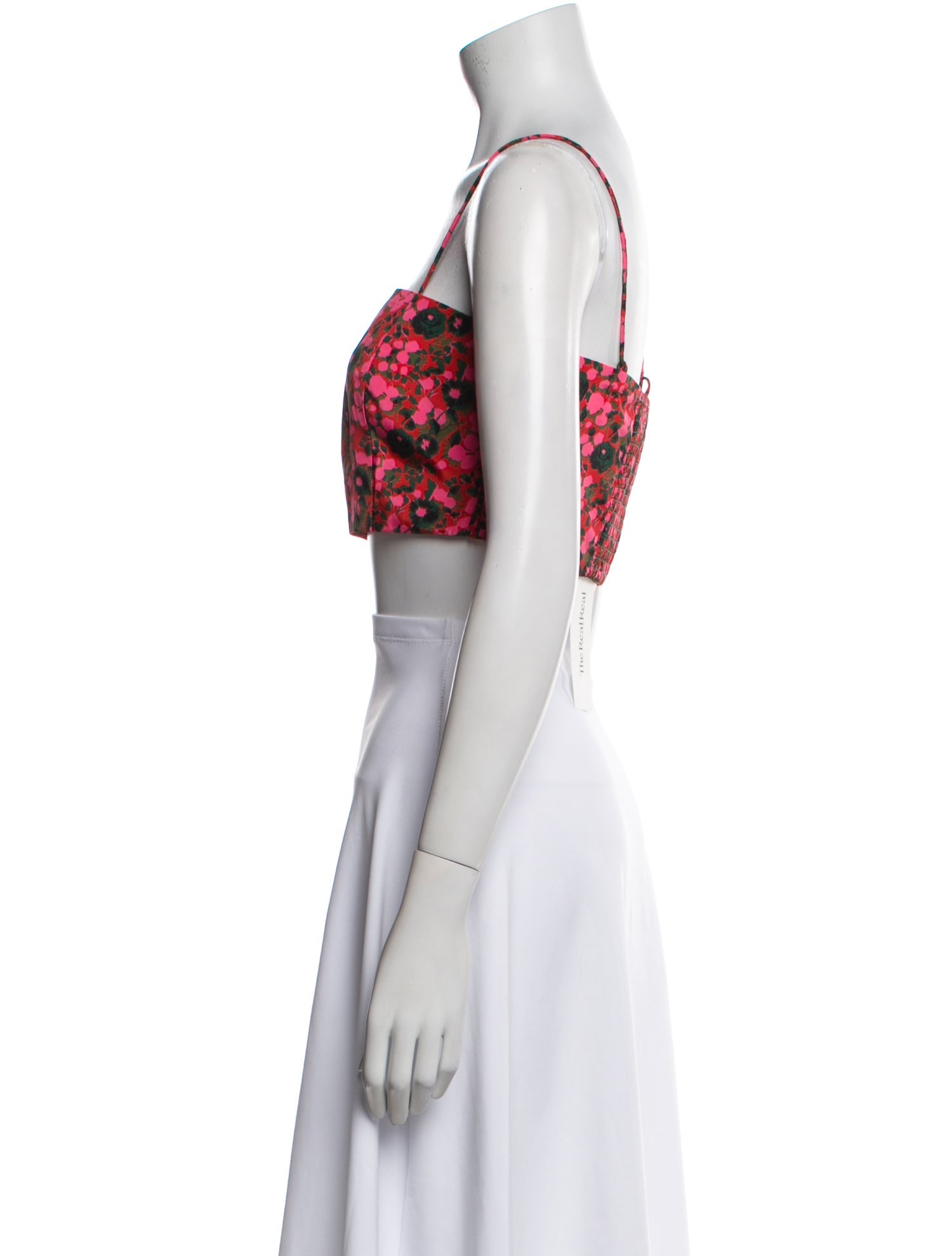 RHODE Floral Print Square Neckline Crop Top w/ Tags