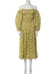 RHODE Floral Print Long Dress