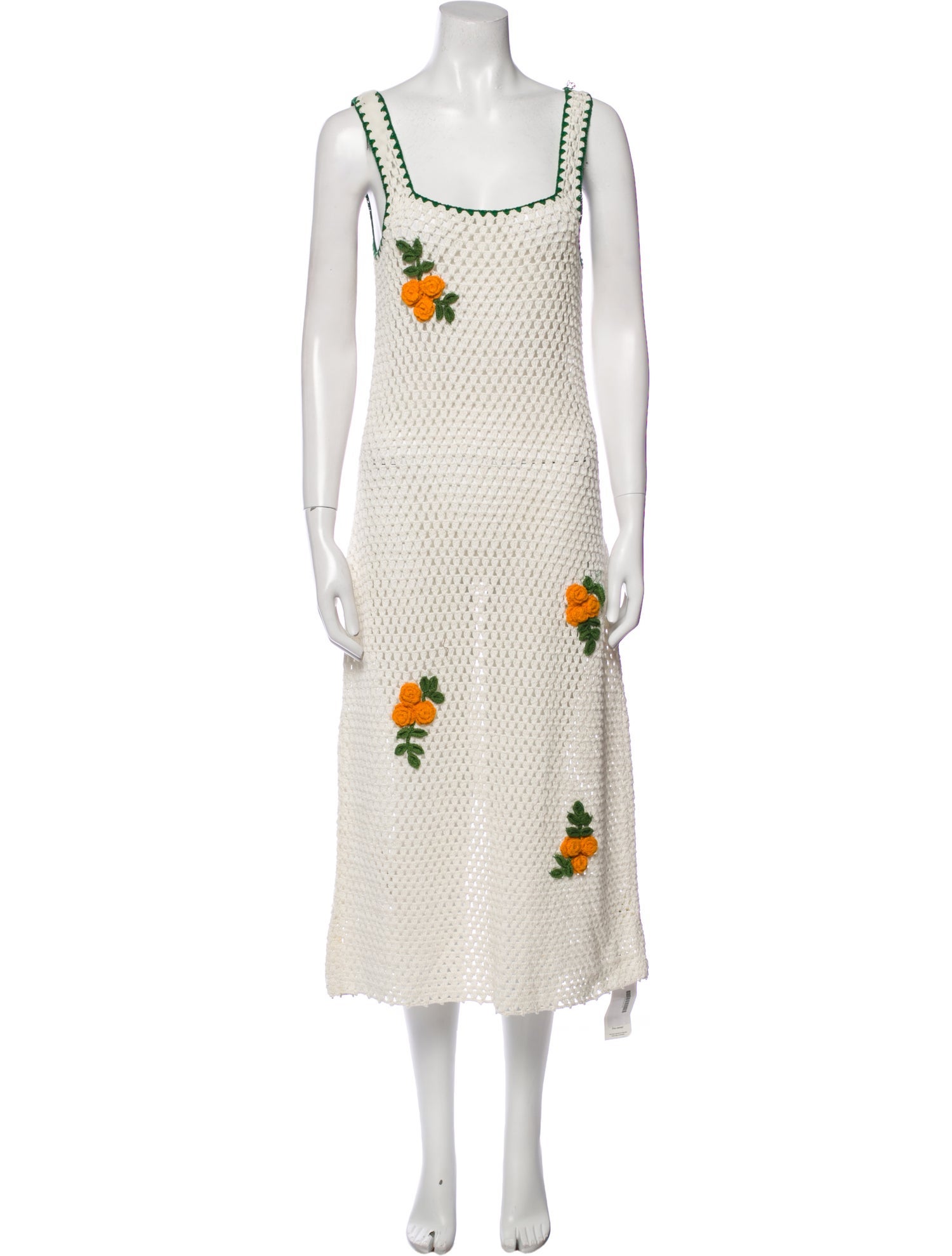 RHODE Printed Midi Length Dress