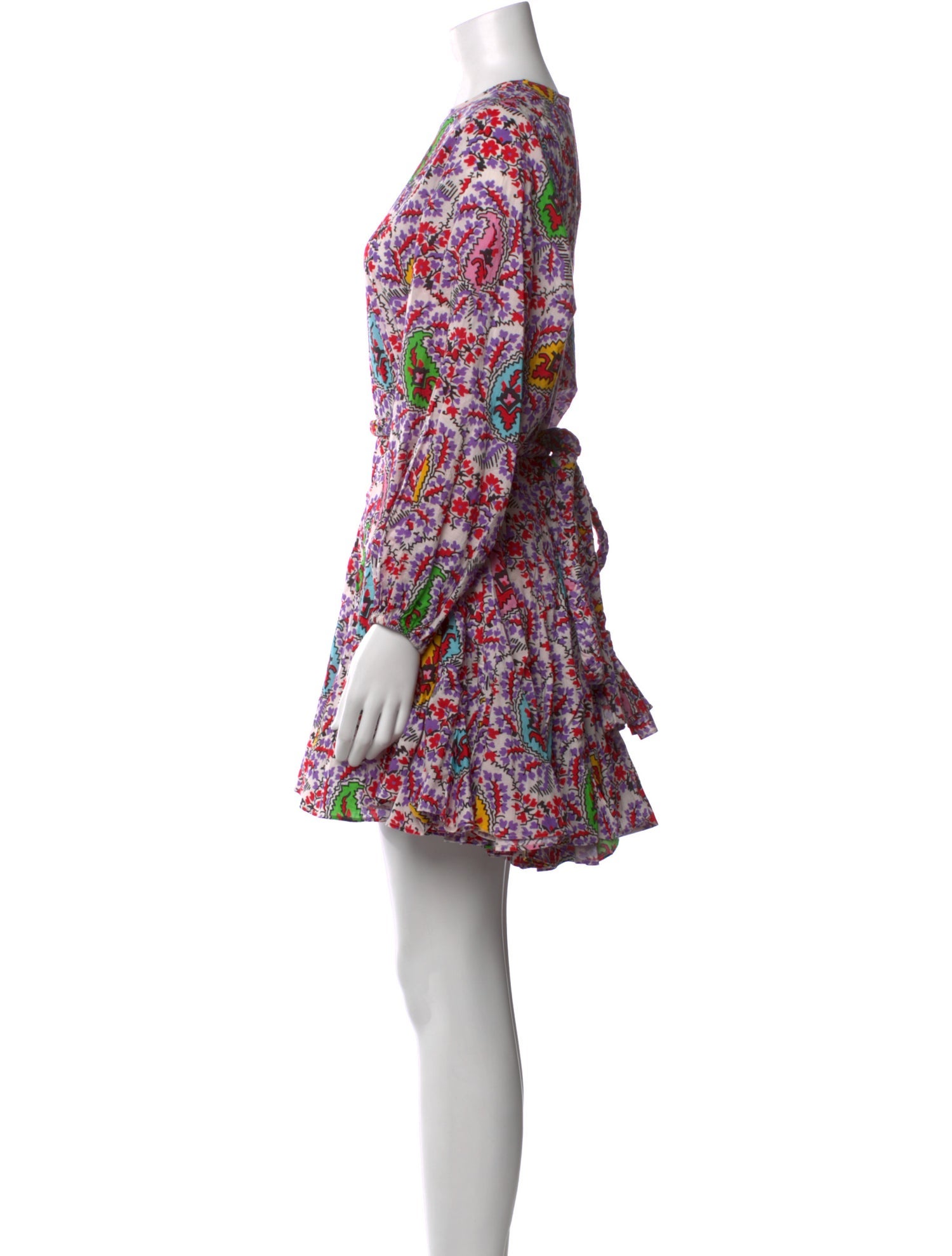 RHODE Paisley Print Mini Dress