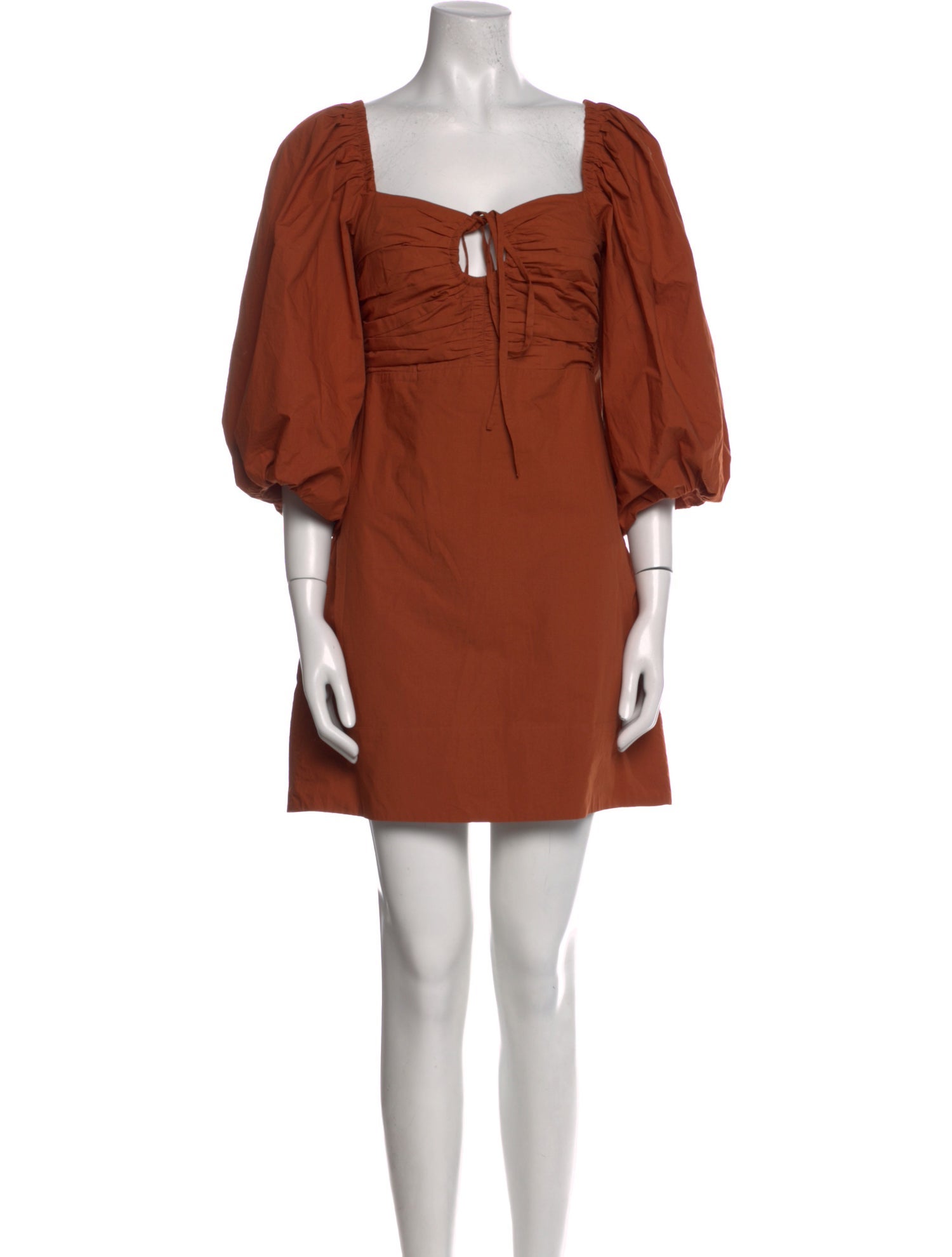 RHODE Square Neckline Mini Dress