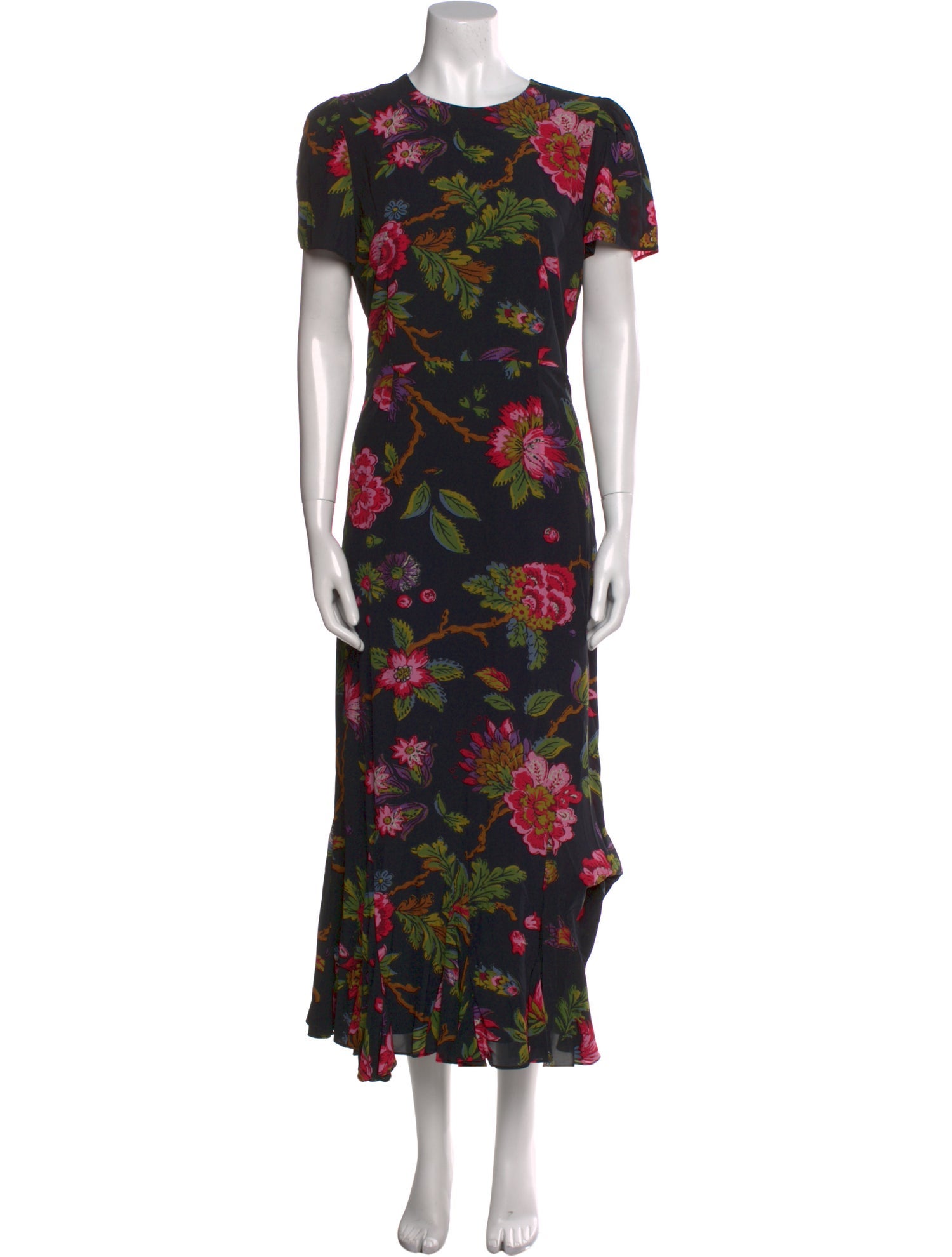 RHODE Floral Print Long Dress
