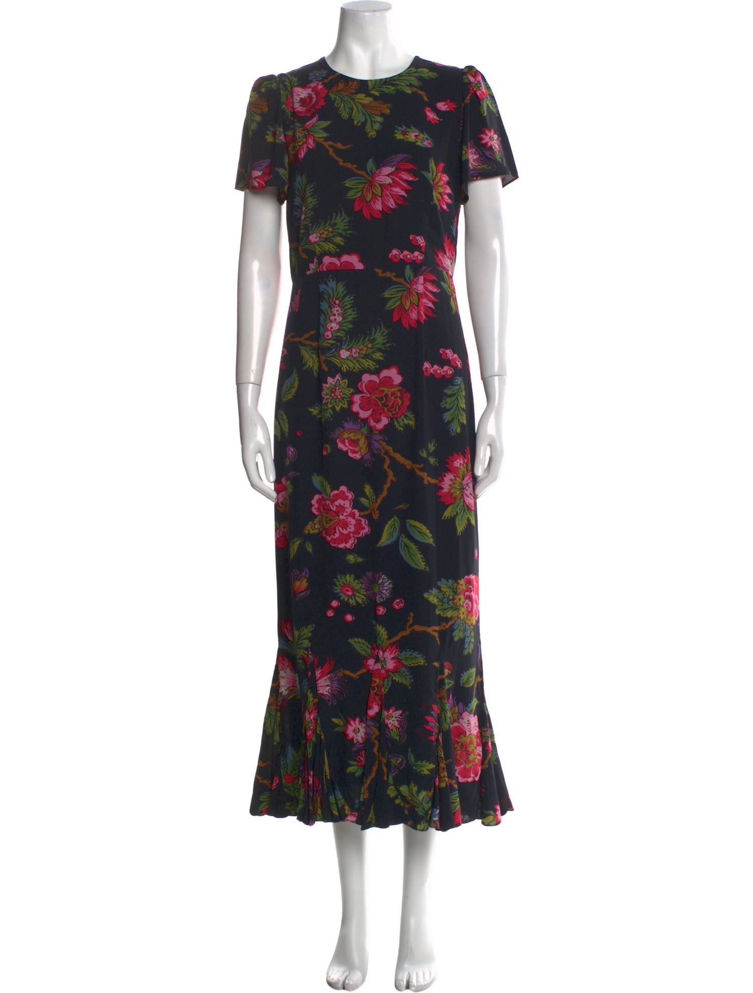 RHODE Floral Print Long Dress