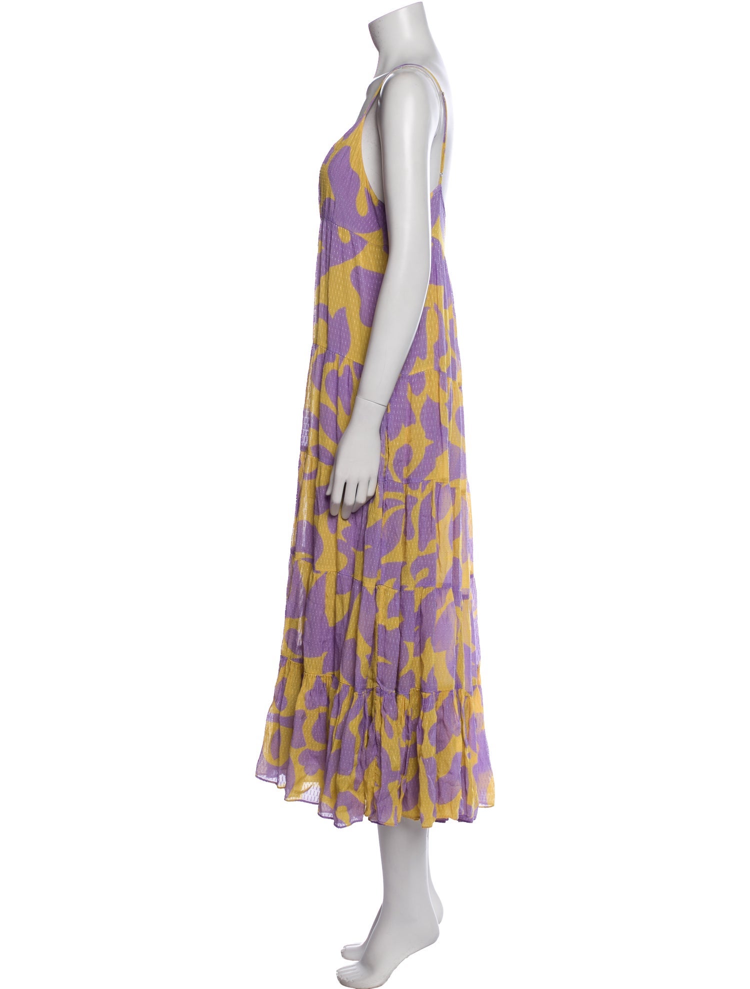 RHODE Printed Long Dress