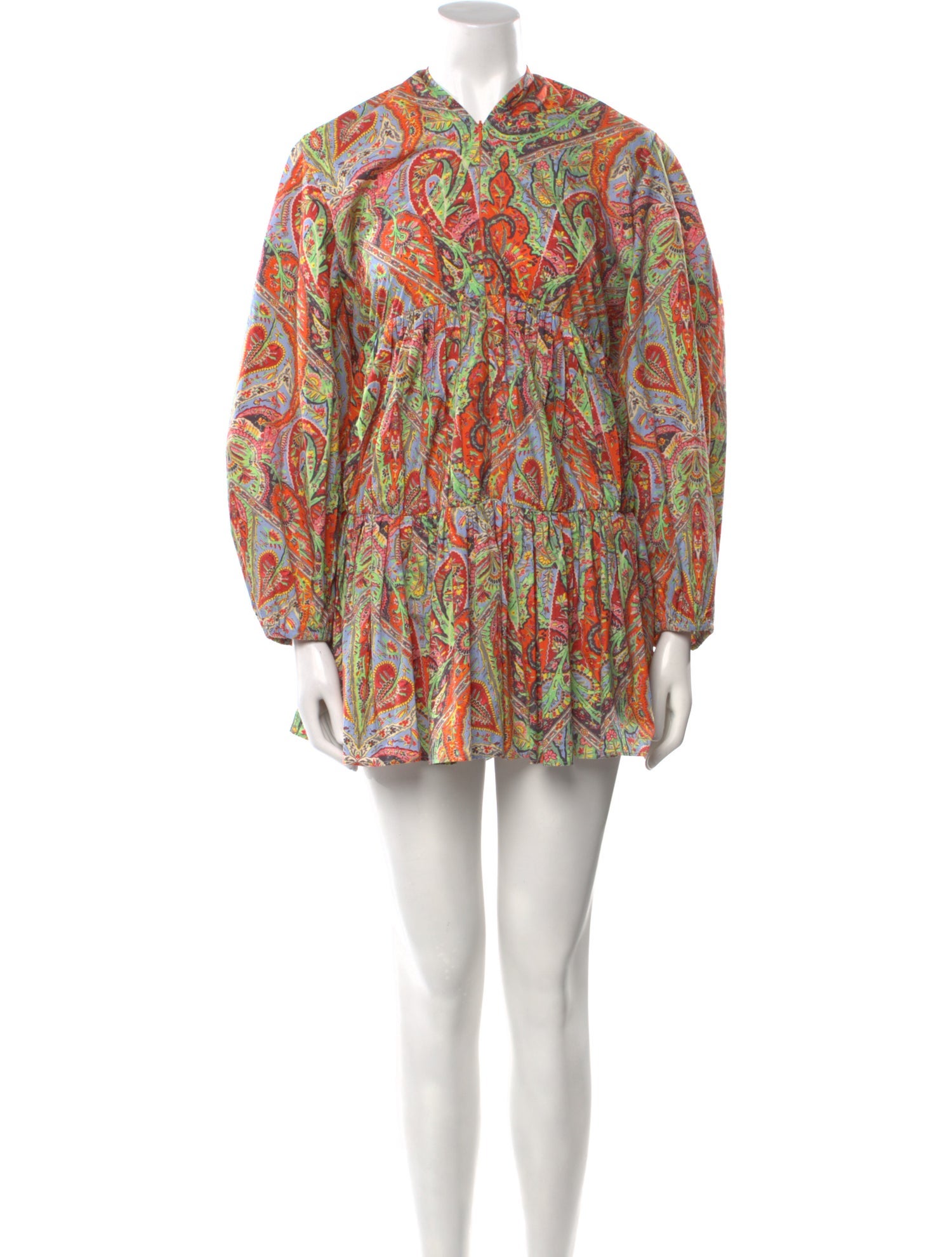 RHODE Paisley Print Mini Dress