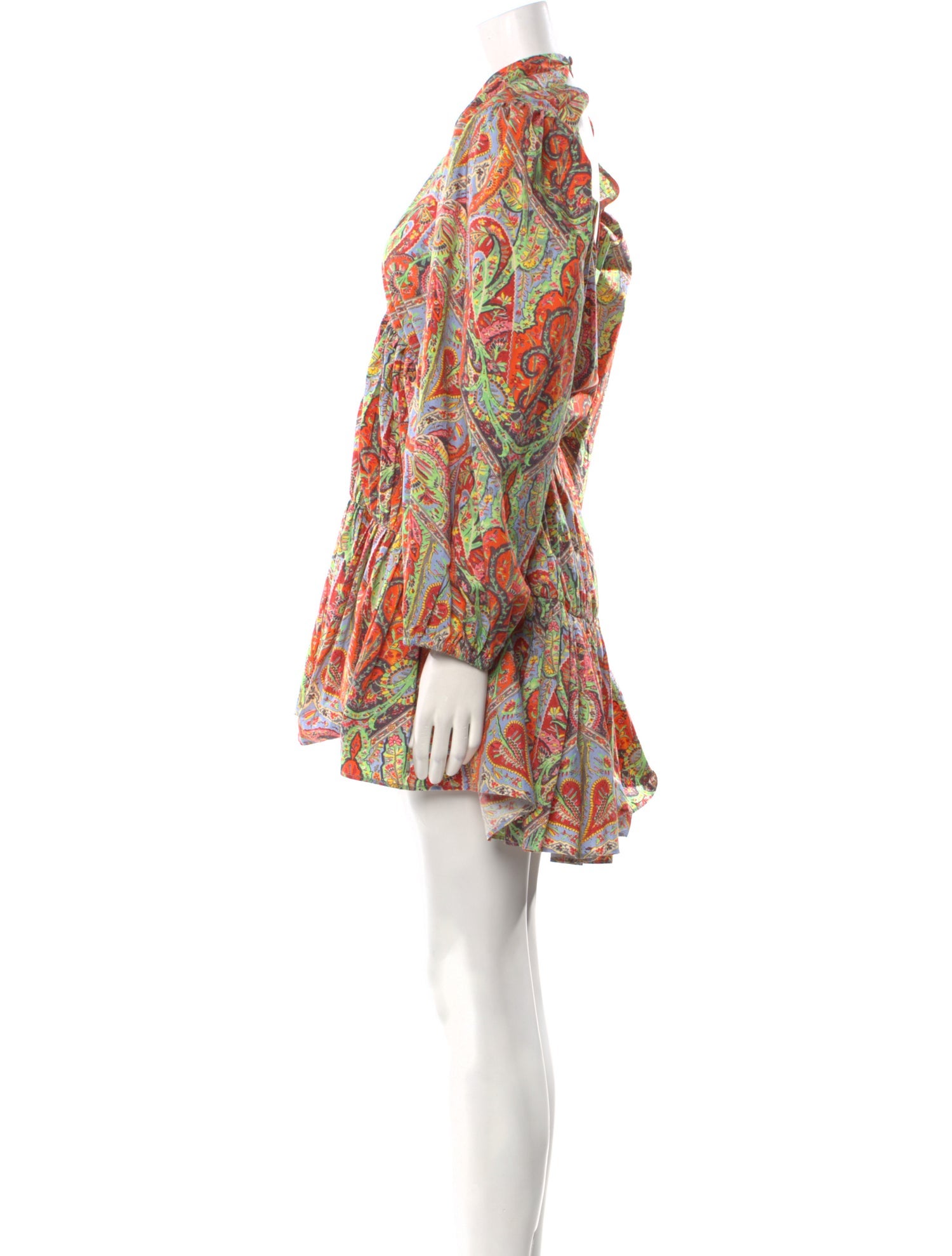 RHODE Paisley Print Mini Dress