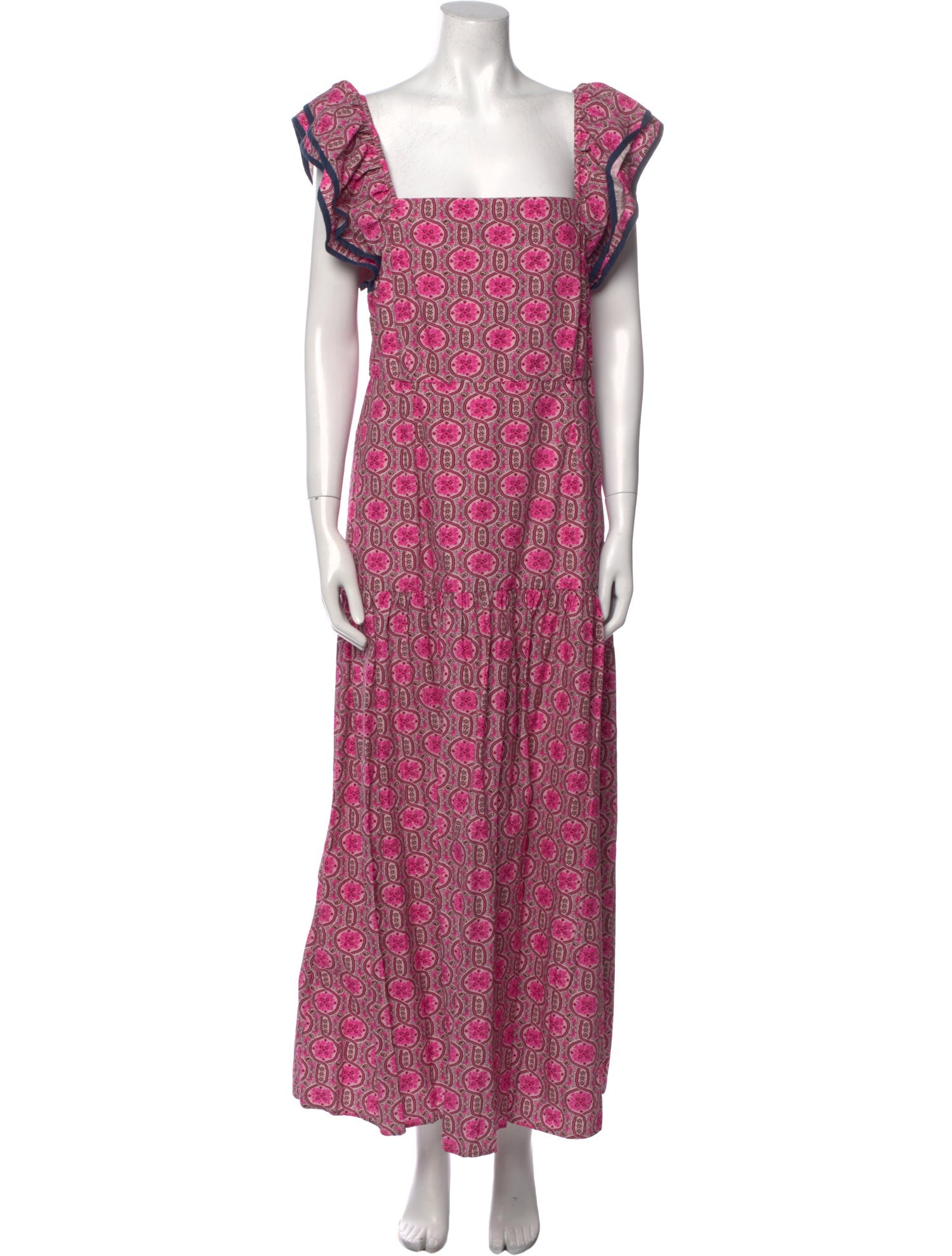RHODE Printed Long Dress