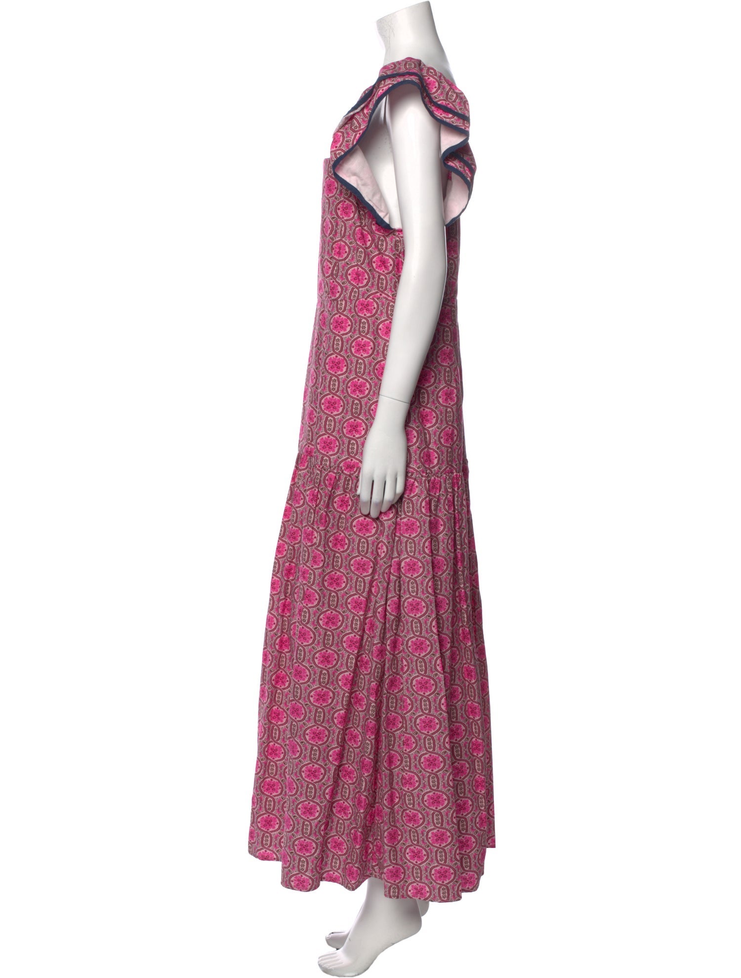 RHODE Printed Long Dress