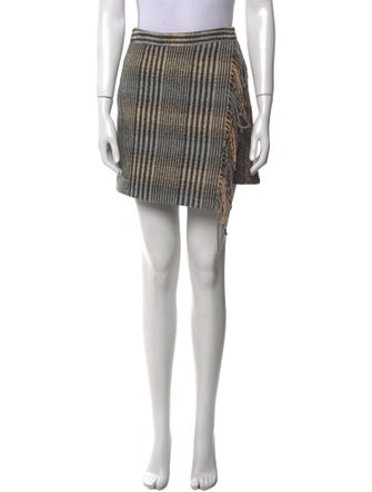RHODE Wool Mini Skirt