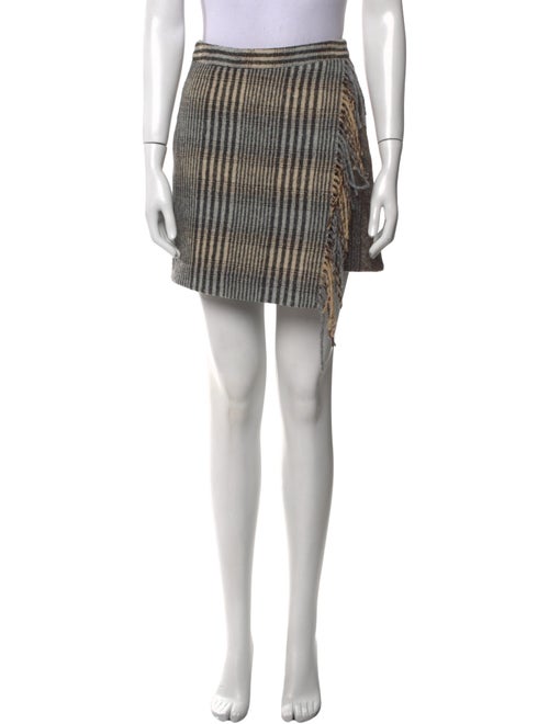 RHODE Wool Mini Skirt