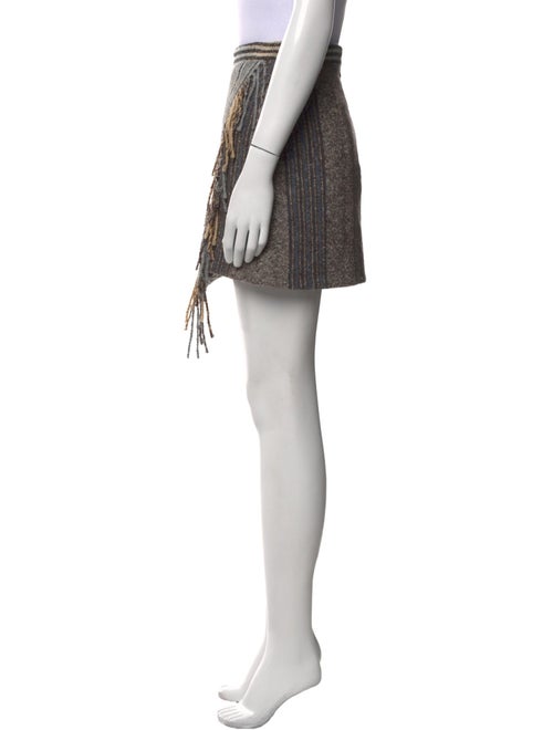RHODE Wool Mini Skirt
