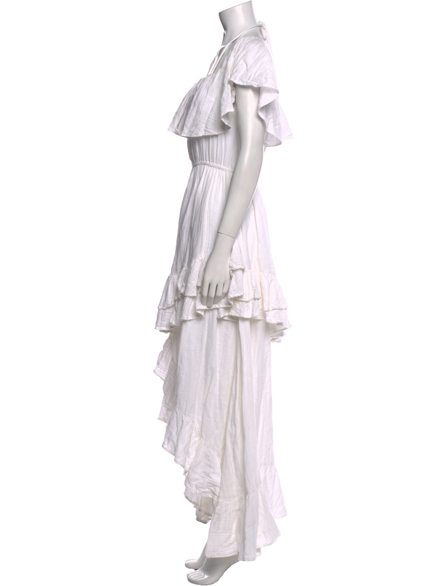 RHODE Square Neckline Long Dress