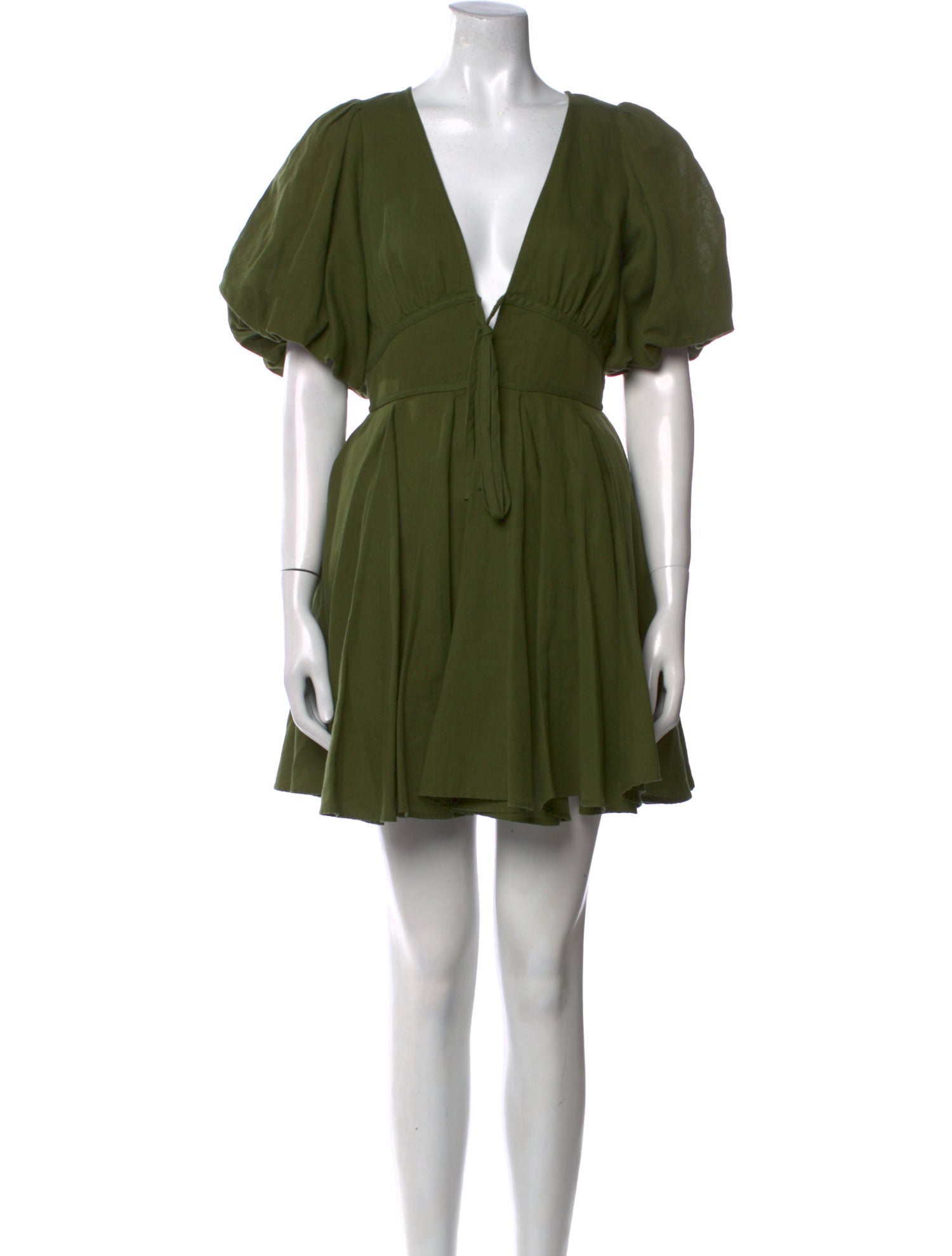 RHODE V-Neck Mini Dress