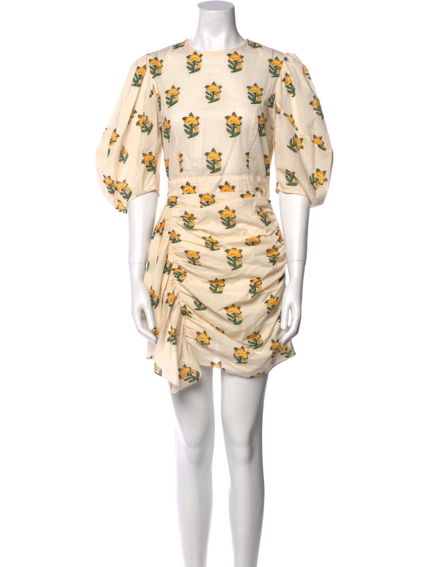 RHODE Floral Print Mini Dress