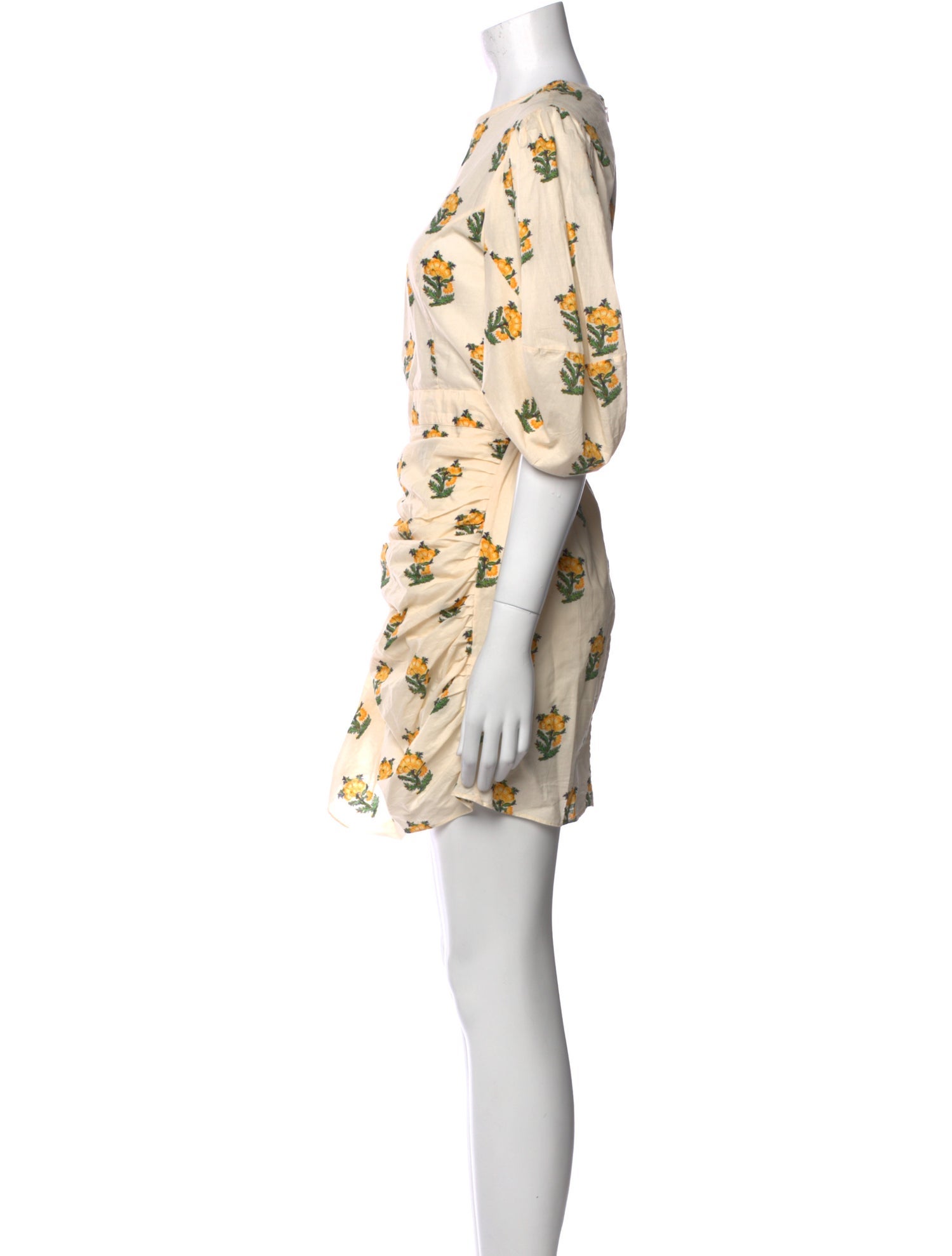 RHODE Floral Print Mini Dress